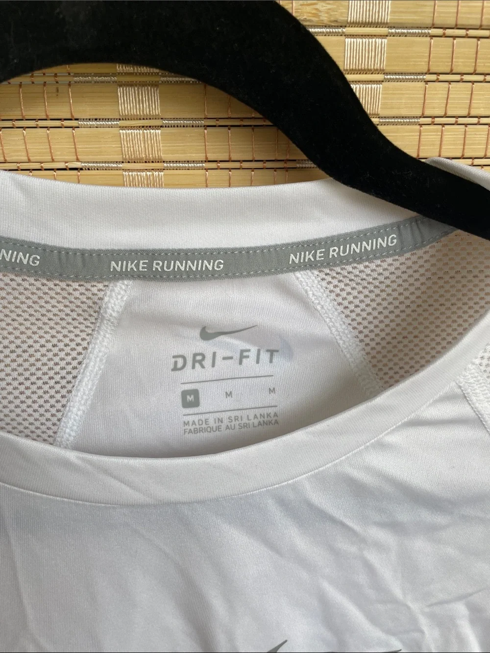 Nike White Short Sleeve Dri-FIT Running Tee